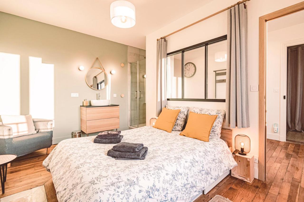 Charme De L'Ancien Pour Cet Appartement Entierement Renove Dans L'Hypercentre De Reims Kültér fotó