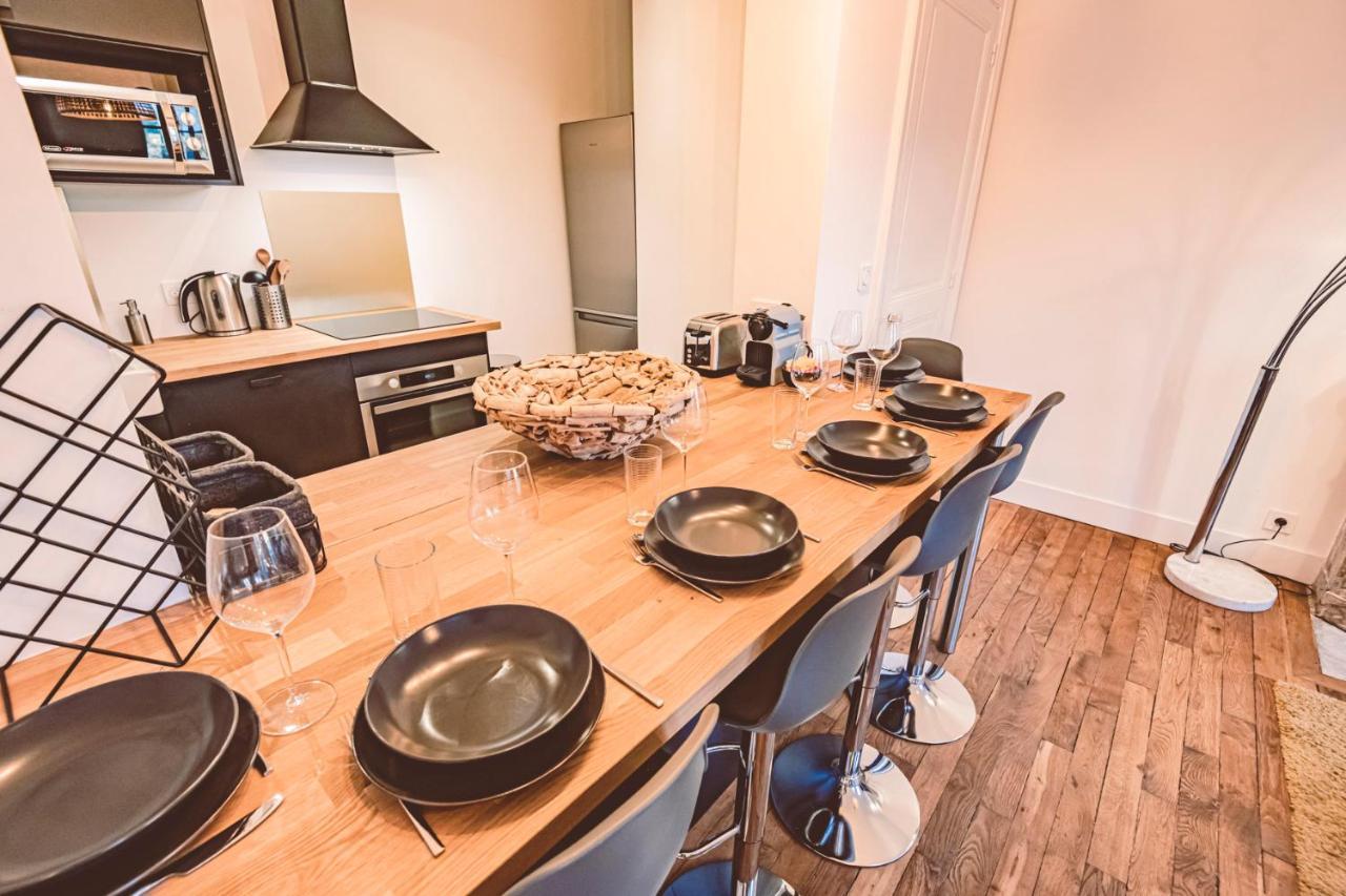 Charme De L'Ancien Pour Cet Appartement Entierement Renove Dans L'Hypercentre De Reims Kültér fotó
