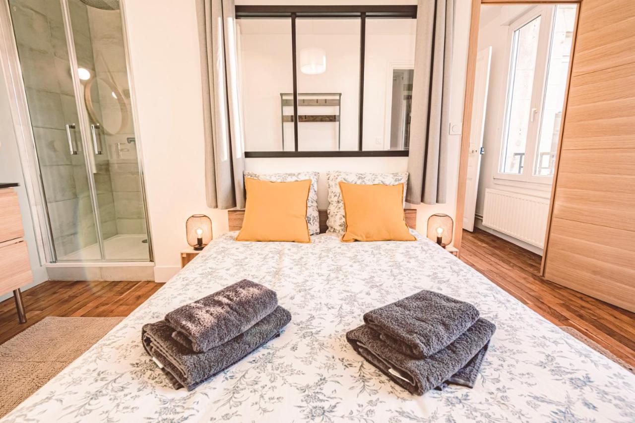 Charme De L'Ancien Pour Cet Appartement Entierement Renove Dans L'Hypercentre De Reims Kültér fotó